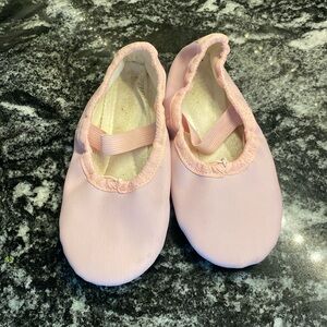 Little Girls Pink Ballet Shoes